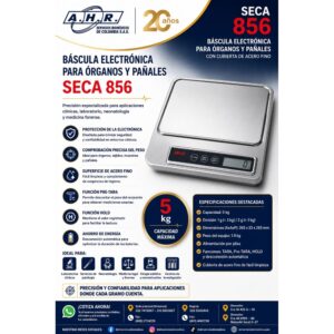 Báscula electrónica para órganos y pañales.