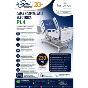 Cama hospitalaria eléctrica. PL4